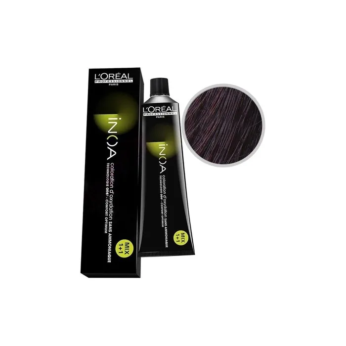 L'Oreal Professionnel Color Inoa Dye Number 5.26 Light Brown 60ml