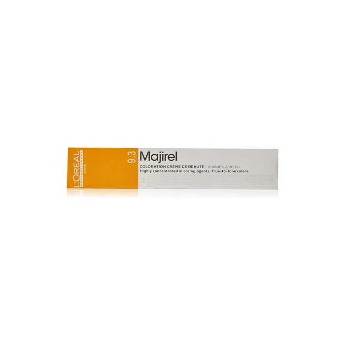 Loreal Majirel 9.3 Very Light Blonde Gold Cream Hair Color 50ml