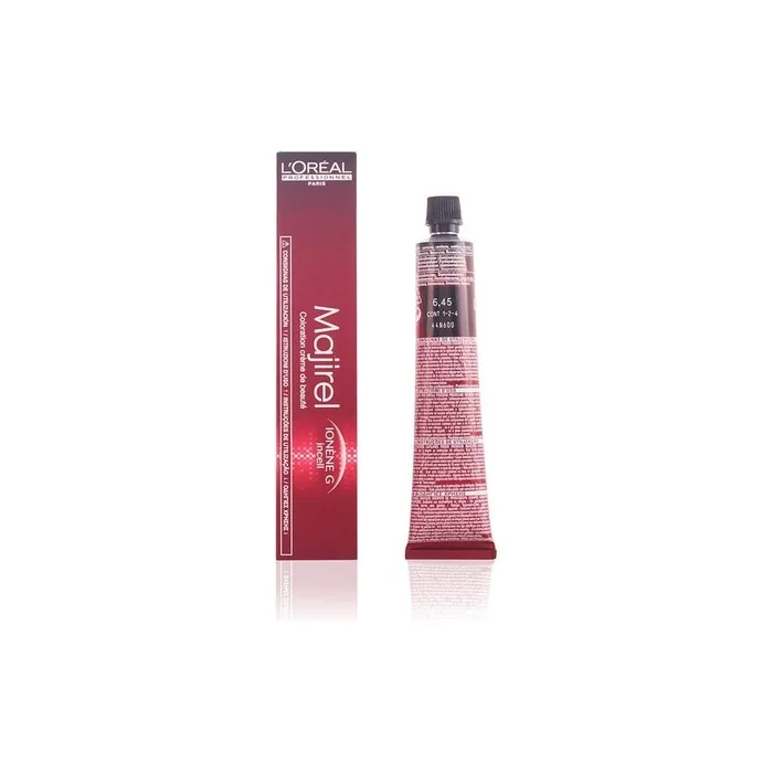 Loreal Majirel 6.45 Dark Blonde Copper Mahogany Cream Hair Color 50ml