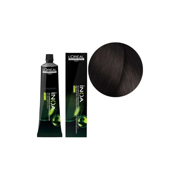 L'Oral Professionnel Inoa 518 New 60ml Ash Brown Moka Hair Color Without Ammonia