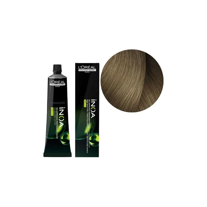 L'Oral Professionnel Inoa 8 New No Ammonia Permanent Hair Color 60g