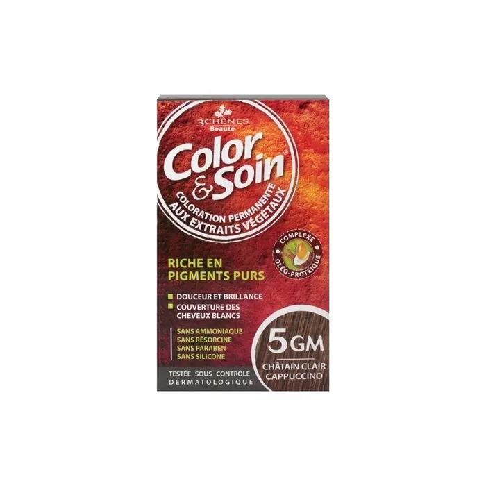 Les 3 Chenes Color & Soin Permanent Color Care Light Brown 5g