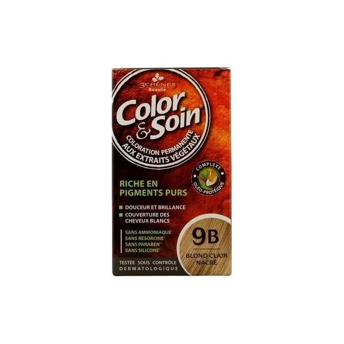 Les 3 Chenes Color & Soin Permanent Color Care Pearly Light Blonde 9B