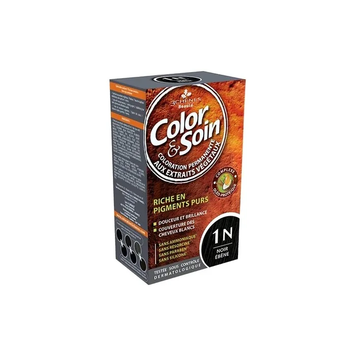 3 Chenes Color & Soin Special Women Hair Color Ebony Black