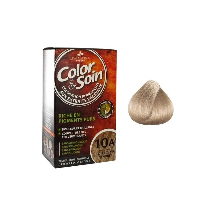 Les 3 Chenes Color & Soin Permanent Color Care Light Ash Blonde 10A