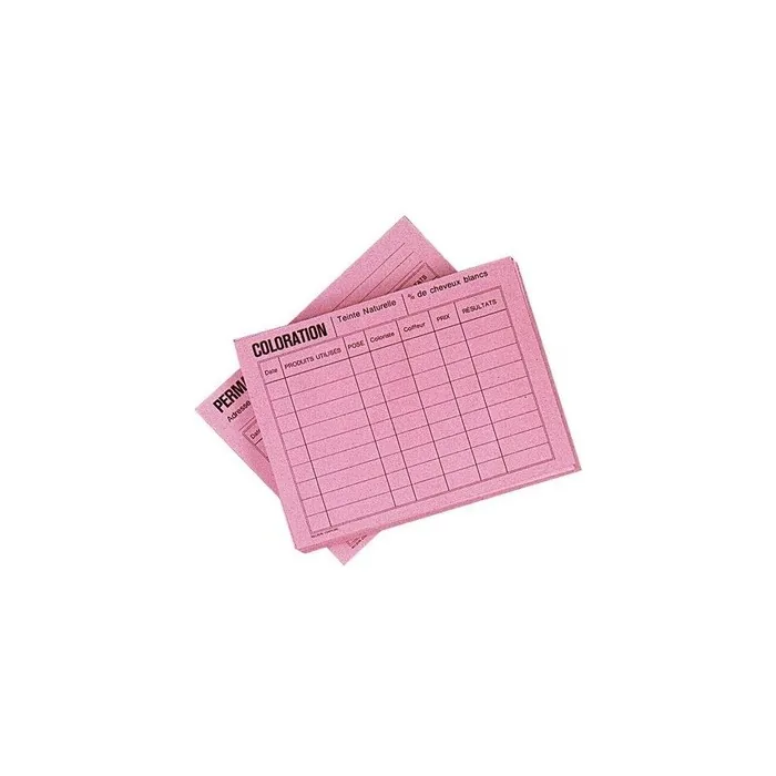 Sibel 50 Color And Perm Sheets Pink 1