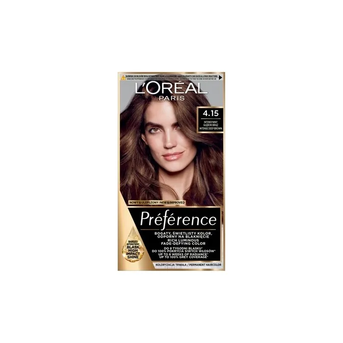 L'Oreal Recital Preference Hair Dye 4.15 Intense Deep Brown