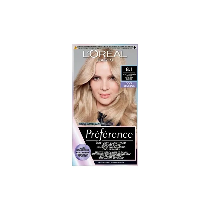 L'Oreal Recital Preference Hair Color 8.1 Wbis Copenhagen
