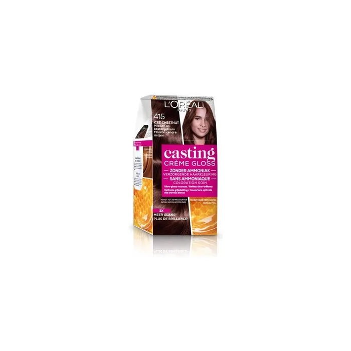 Loreal Paris Casting Creme Gloss 415 - Semi-Permanent Hair Color