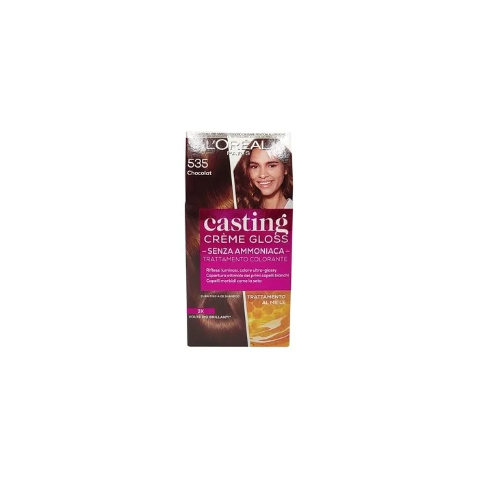 L'oréal Paris Casting Crème Gloss Hair Dye Color Without Ammonia 535 Chocolate