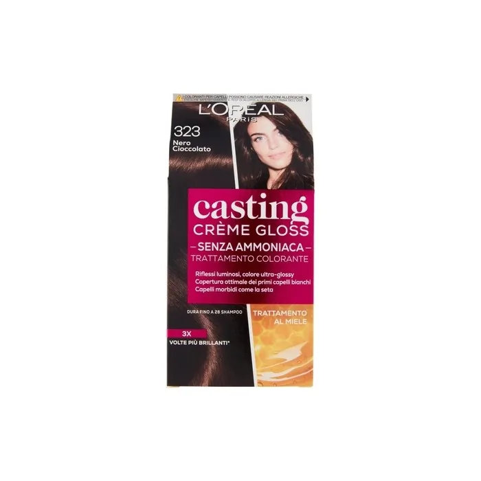 L`Oréal Paris Casting Hair Color Cream Gloss Black Chocolate 323