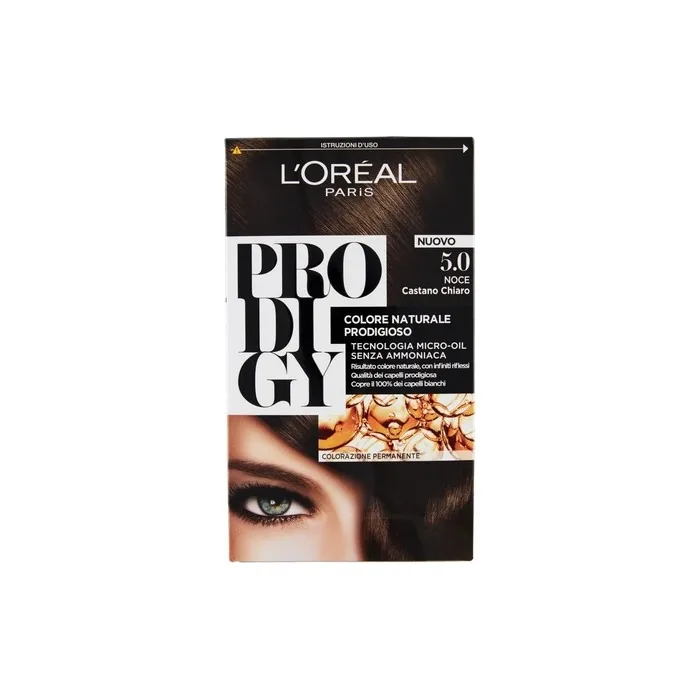 L'Oréal Paris Prodigy Permanent Hair Color 5.0 Light Chestnut Walnut