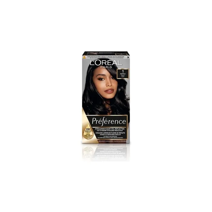 Loreal Paris Preference 1 Napoli Black Hair Color