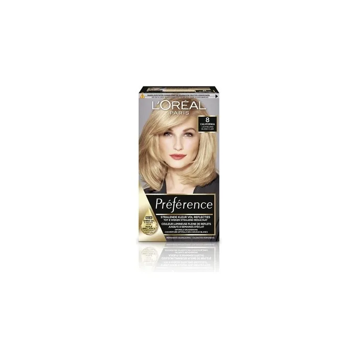 L'Oreal Paris Preference 8 Light Blonde Hair Color