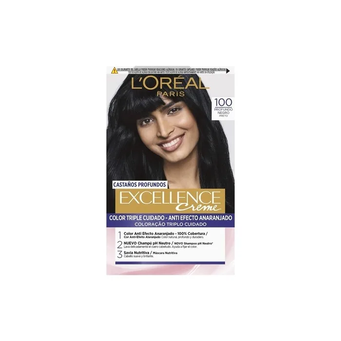 Excellence Brunette Hair Dye 100 True Black