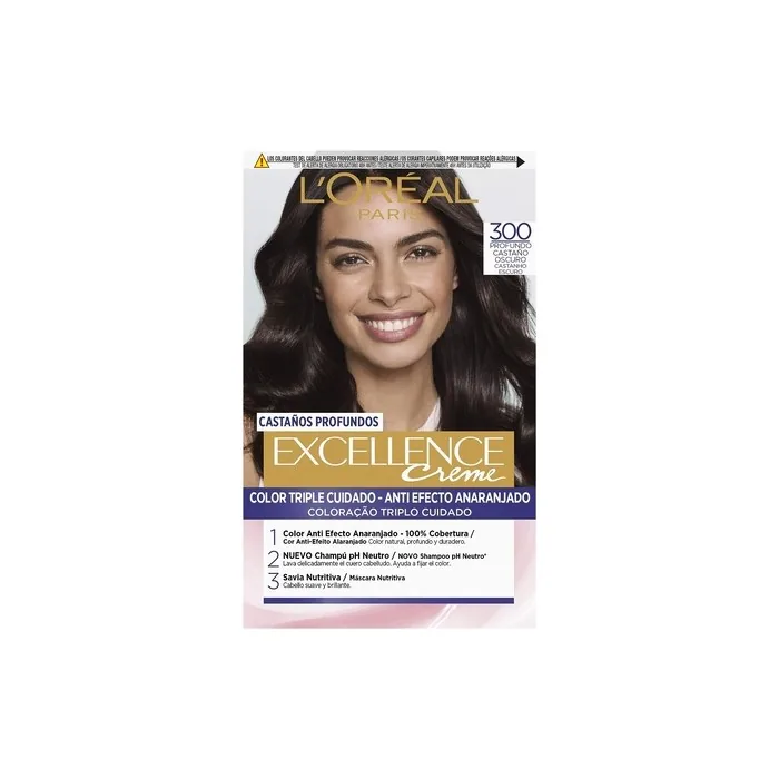 L'Oréal Paris Excellence Brunette Tinte True Dark Brown No.300