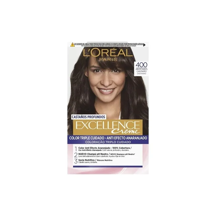 L'oréal Paris Excellence Brunette True Brown 400 Hair Dye