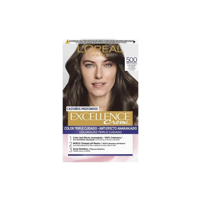 Excellence Brunette Hair Dye 500 True Light Brown 200ml