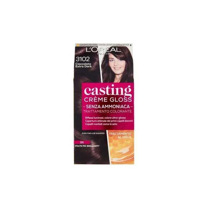 L'oreal Casting Creme Gloss Coloring Treatment 3102 Cool Dark Brown