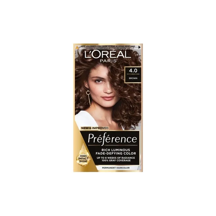 L'Oreal Preference Hair Color 4.0 Brown