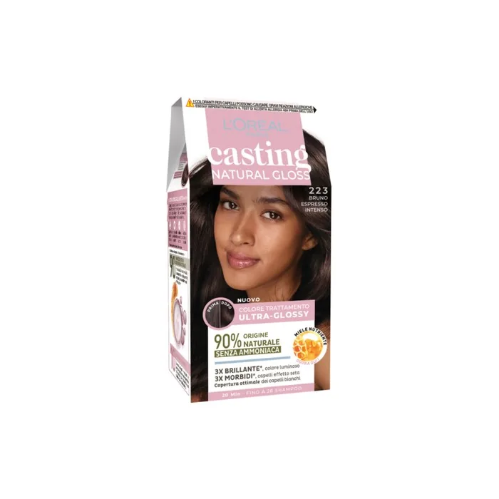 L'Oreal Paris Casting Natural Gloss Hair Dye N.223 Intense Brown Espresso