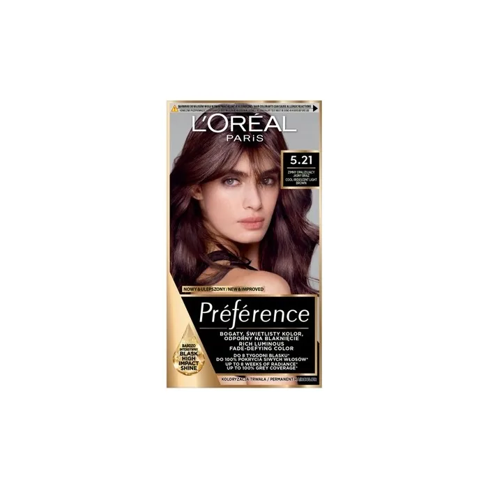 L'Oreal Preference Hair Color 521 Light Brown