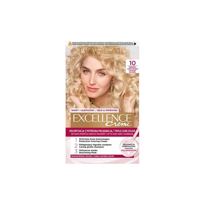 L'Oreal Excellence Creme Hair Color 10 Blonde