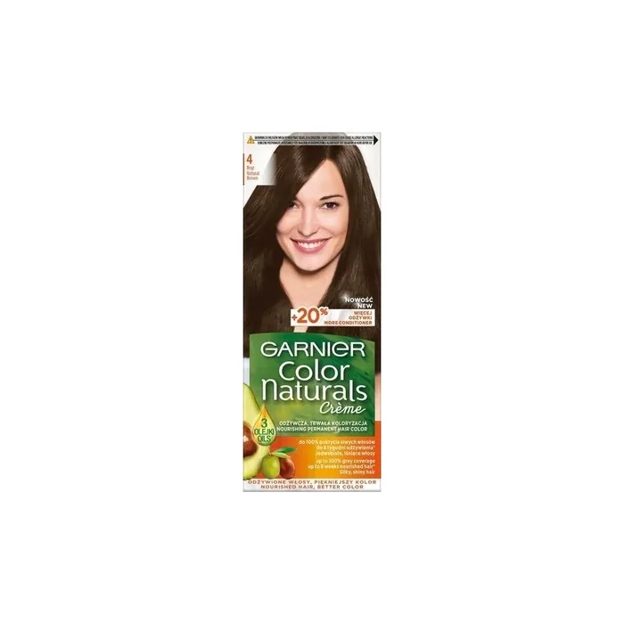 Garnier Color Naturals Hair Dye 4 Brown