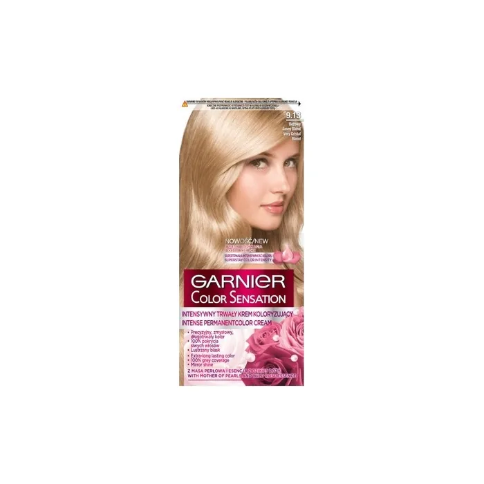 Garnier Color Sensation Hair Dye 9.13 Crystal Beige Light Blonde