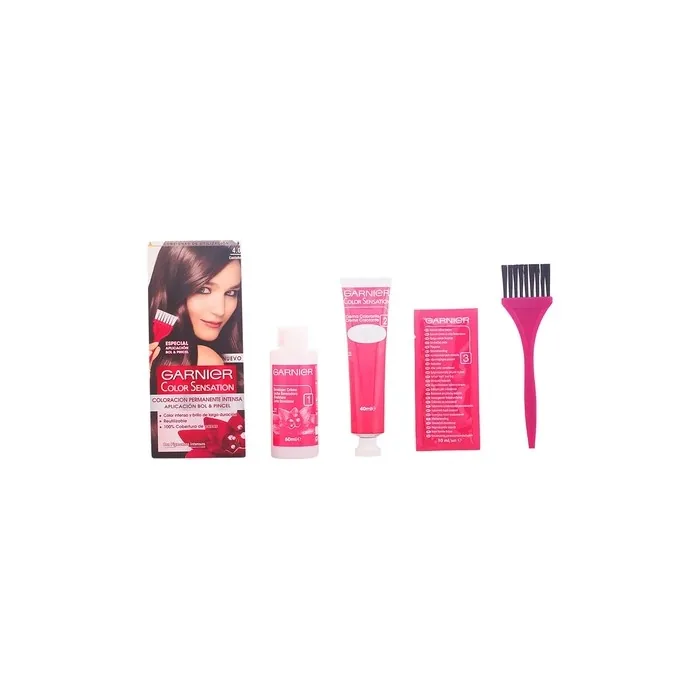 Garnier Color Sensation 4 Brown Permanent Cream Hair Color