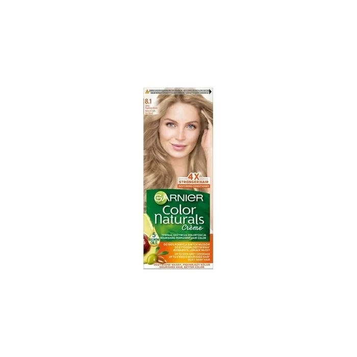 Garnier Color Naturals Hair Dye 8.1 Light Ash Blonde