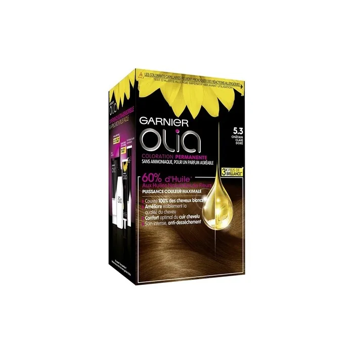 Garnier Olia 5.3 Light Golden Brown Permanent Hair Color