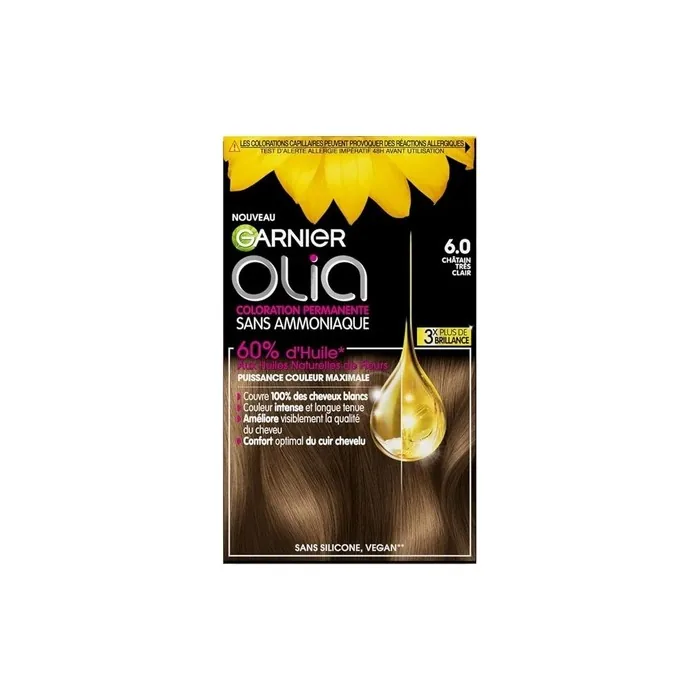 Garnier Olia Permanent Oil Color Without Ammonia - Brown