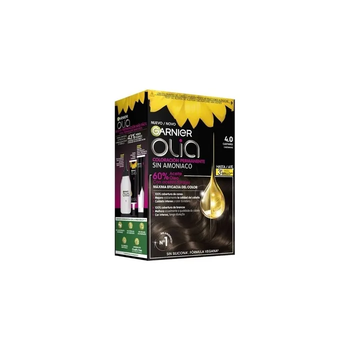 Garnier Olia Permanent Coloring 40 Brown Hair Color