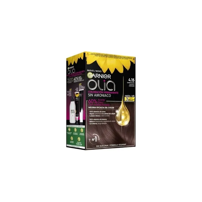 Garnier Olia Chocolate Brown 415 Permanent Hair Coloring