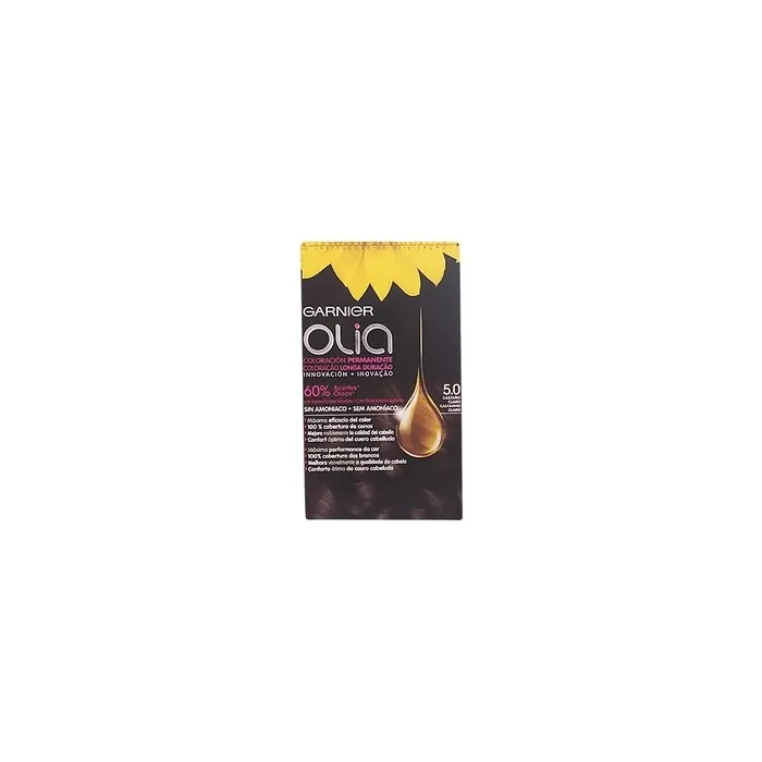 Garnier Olia Permanent Coloring 50 Light Brown Hair Color