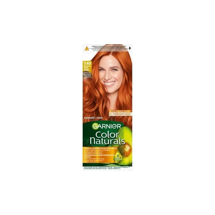 Garnier Color Naturals Hair Dye 7.40 Copper Blonde