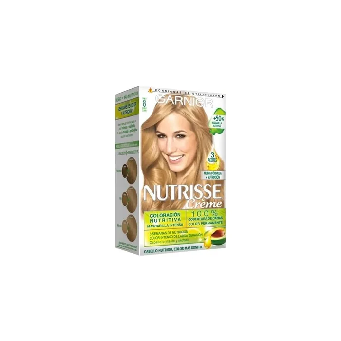 Garnier Nutrisse Crme Nourishing Color 8 Clair Blonde Hair Color