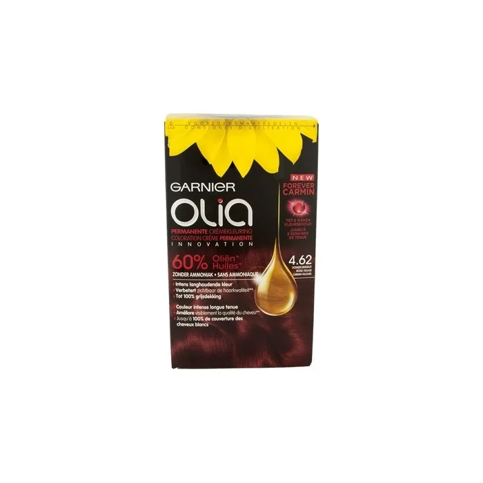 Garnier Olia 4.62 Dark Pomegranate Red Hair Color