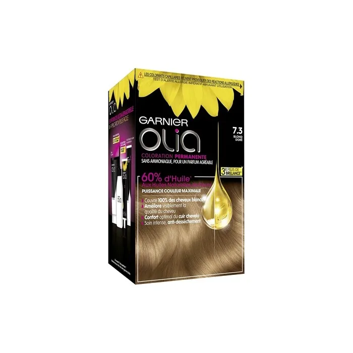 Garnier Olia Permanent Hair Colour Oil Painting without Ammonia Blonde Golden Blonde