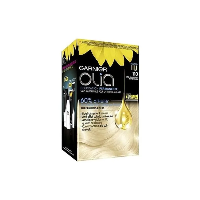 Permanent hair color olia superblonds pure 110 without ammonia
