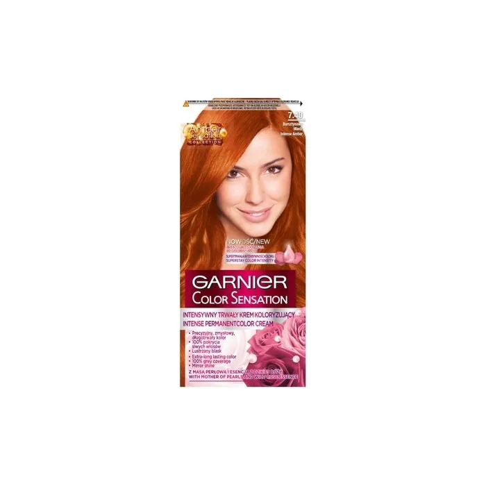 Garnier Color Sensation Hair Color 7.40 Amber Copper 110ml