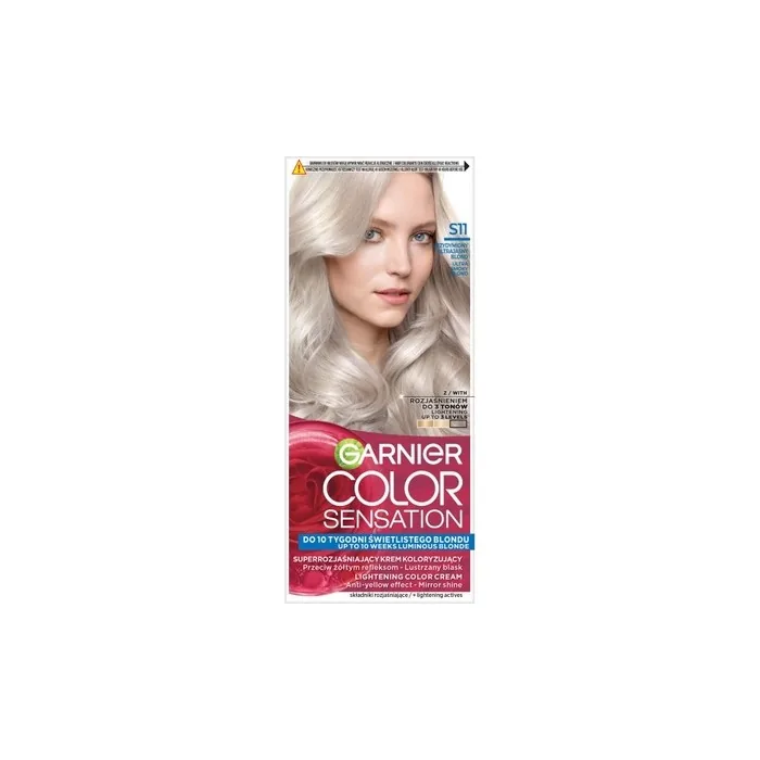 Garnier Color Sensation Hair Color S11 Smoky Ultra Light Blonde