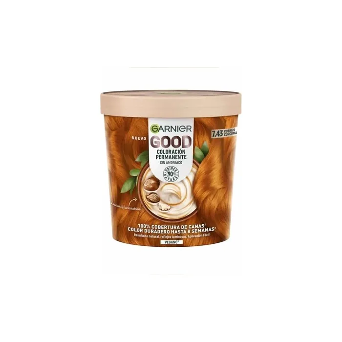 Garnier Good Permanent Hair Color Without Ammonia 743 Copper Turmeric 550ml
