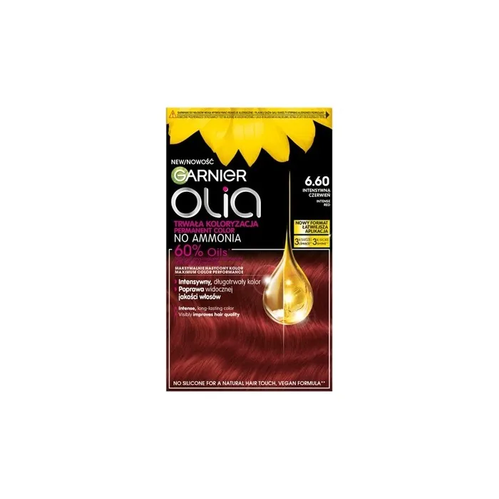 Garnier Olia Hair Color 660 Intense Red