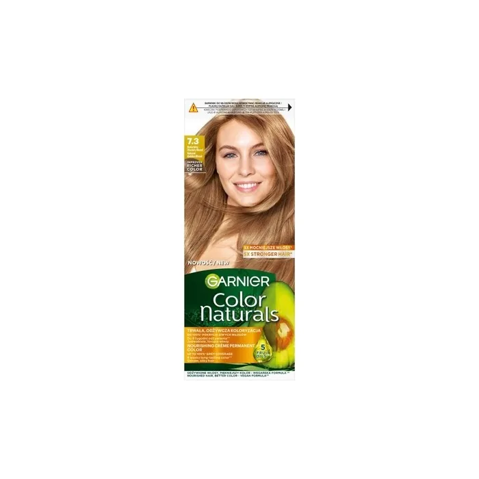 Garnier Color Naturals Hair Dye 7.3 Natural Golden Blonde