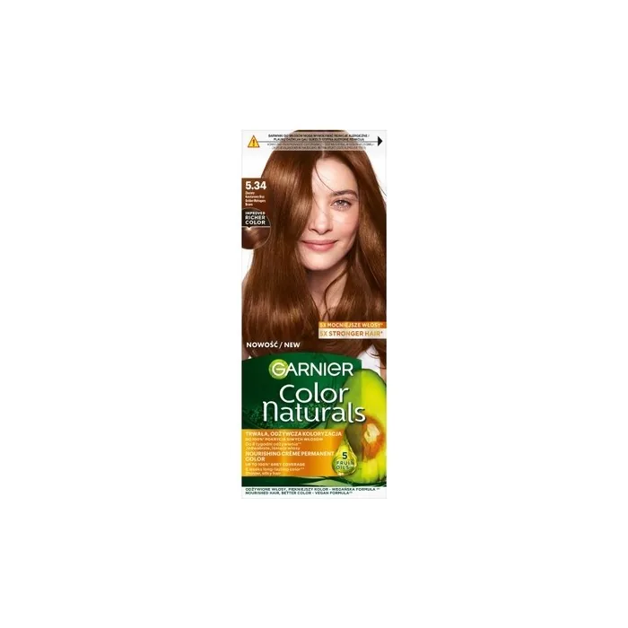 Garnier Color Naturals Hair Dye 5.34 Golden Brown