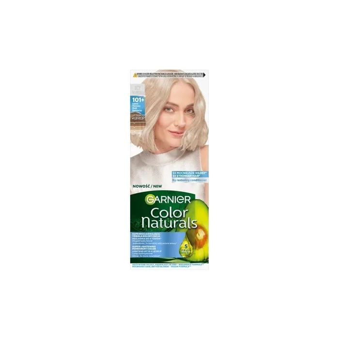 Garnier Color Naturals Cream Hair Dye 101 Icy Platinum Blonde