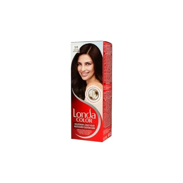 Londacolor Creme Hair Color No. 5/0 Medium Brown 1 Pack