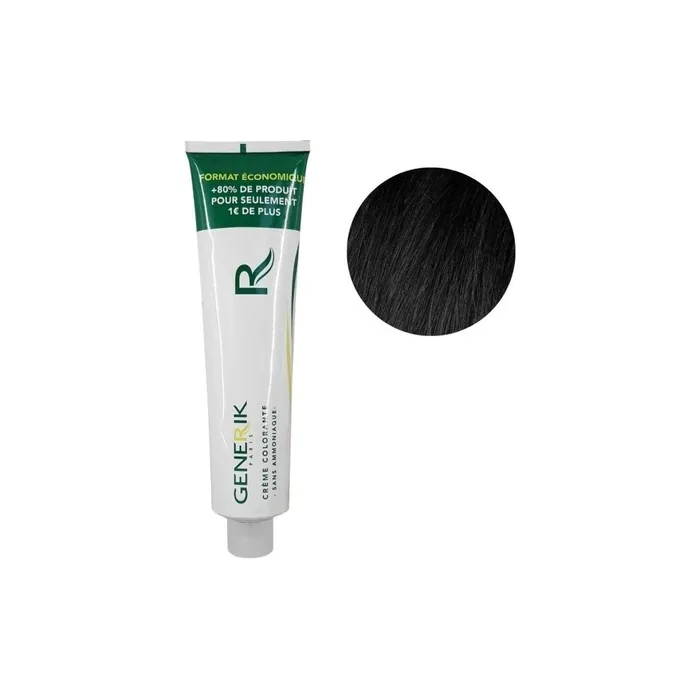 Generik Ammonia-Free Hair Color 180ml In Black